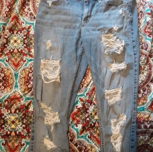 Hollister ripped jeans